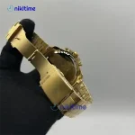 ساعت دیزل شاخدار طلایی صفحه سفید کدDZ324