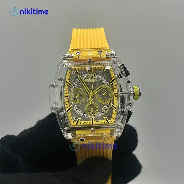 هابلوت زرد کرنوگراف کد345