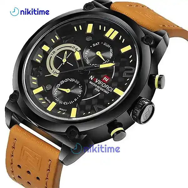 ساعت مچی عقربه ای مردانه ناوی فورس مدل Naviforce NF9068LBYBN