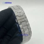 ساعت رولکس فول نگین صفحه صورتی 