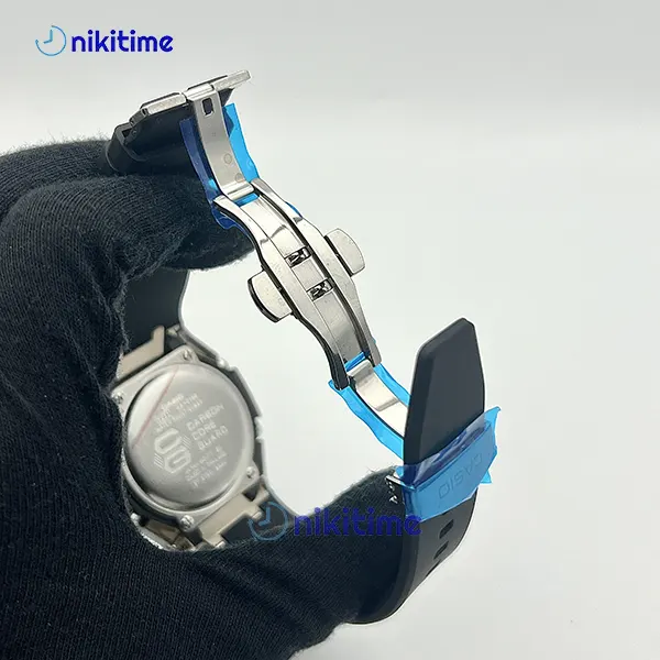 ساعت کاسیو جیشاک قاب شیشه ای مشکی GA-2100 CUSTOM_AP