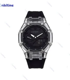 ساعت مچی جی شاک شیشه ای GA2100-5851-G
